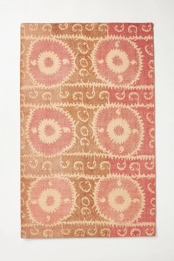 Mila Suzani Hand-Knotted Wool Rug