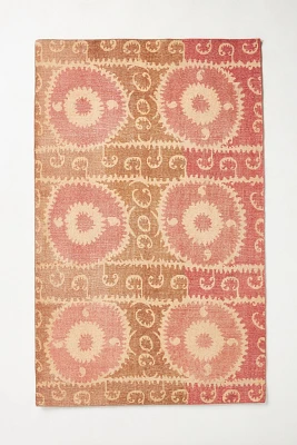 Hand-Knotted Wool Mila Suzani Rug