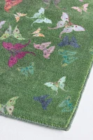 Mari Printed Butterflies Tufted Rug