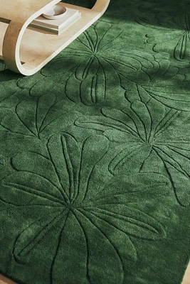 Hand-Tufted Sculpted Daisy Rug