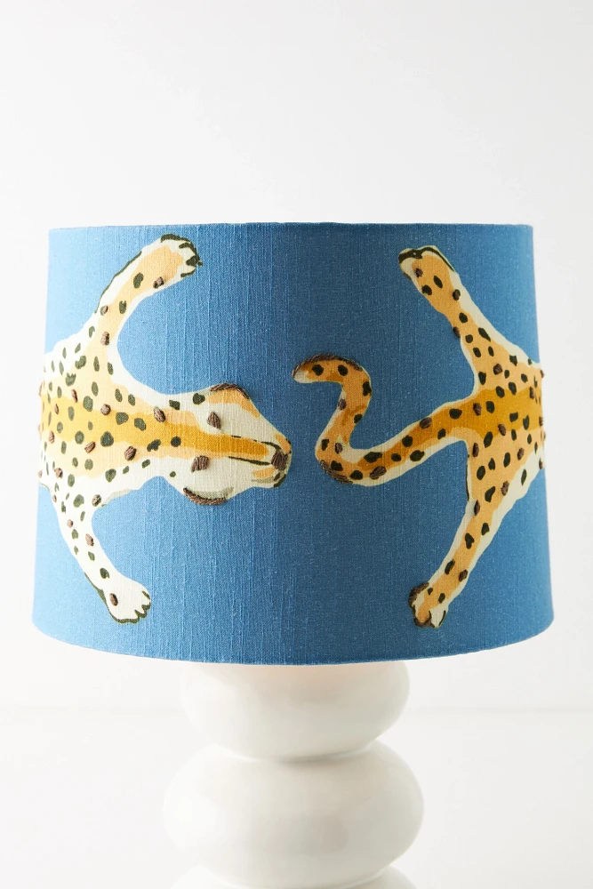 Dana Gibson Leopard Lamp Shade