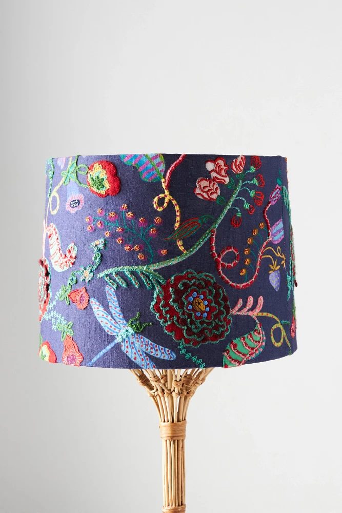 Embroidered Larson Lamp Shade