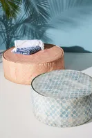 Moroccan Sherbert Clive Indoor/Outdoor Ottoman