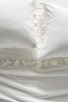 Embellished Chevron Percale Sheet Set