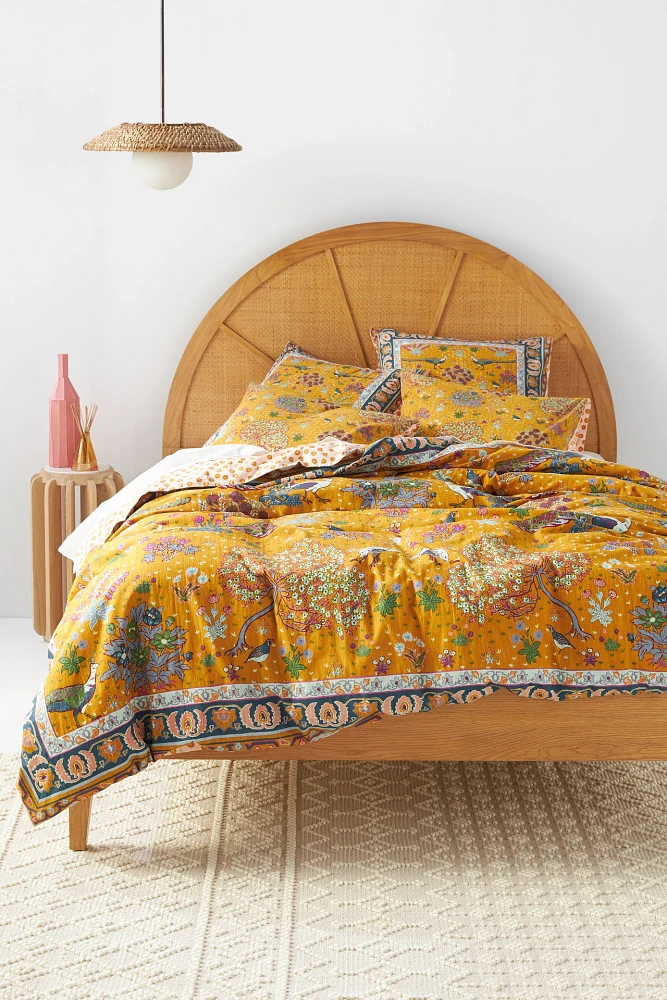 Darby Cotton Slub Printed Duvet