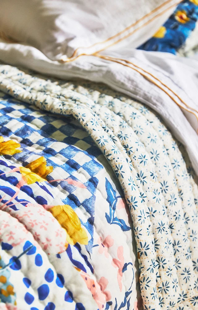 Rosalind Cotton Voile Printed Quilt