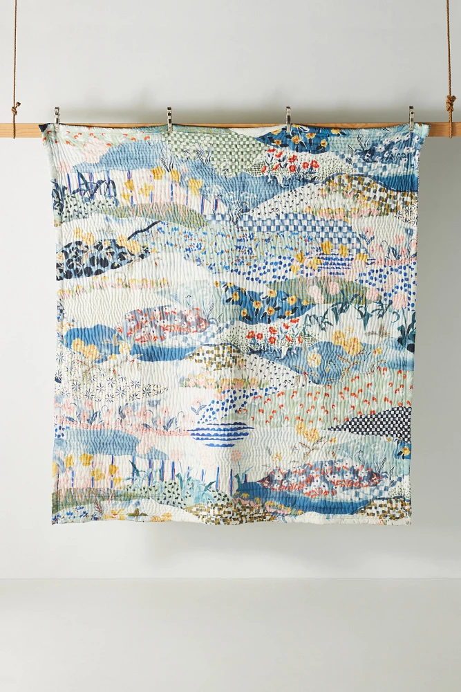 Rosalind Cotton Voile Printed Quilt