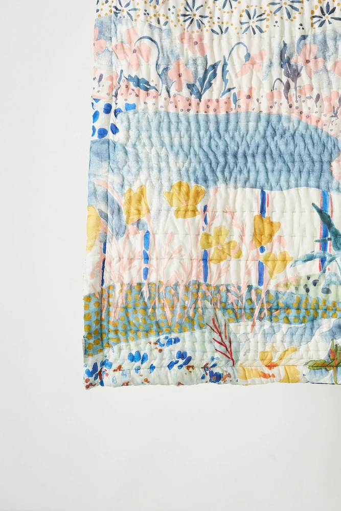 Rosalind Cotton Voile Printed Quilt