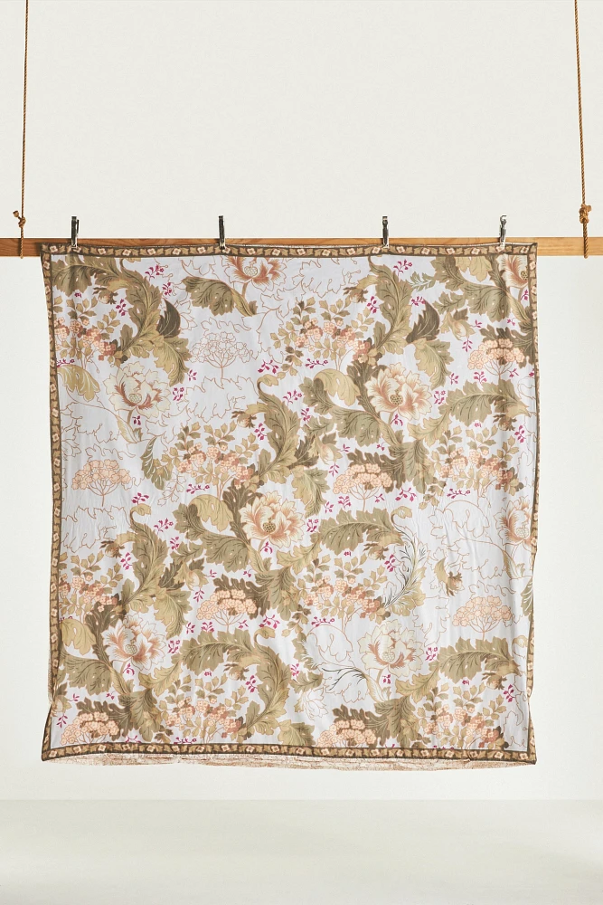 Marguerite Cotton Slub Printed Floral Duvet Cover