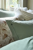 Taylor Organic Cotton Percale Embroidered Duvet​