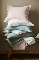 Taylor Organic Cotton Percale Embroidered Duvet​
