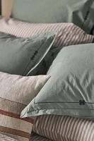 Taylor Organic Cotton Percale Embroidered Duvet​