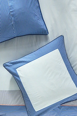 Livia Cotton Stripe Printed Euro Sham