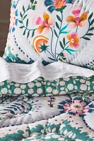 Theodora Cotton Floral Printed Quilt