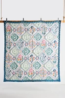 Theodora Cotton Floral Printed Quilt