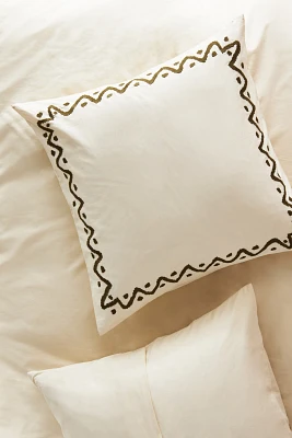 Katie Hodges Embroidered Euro Sham