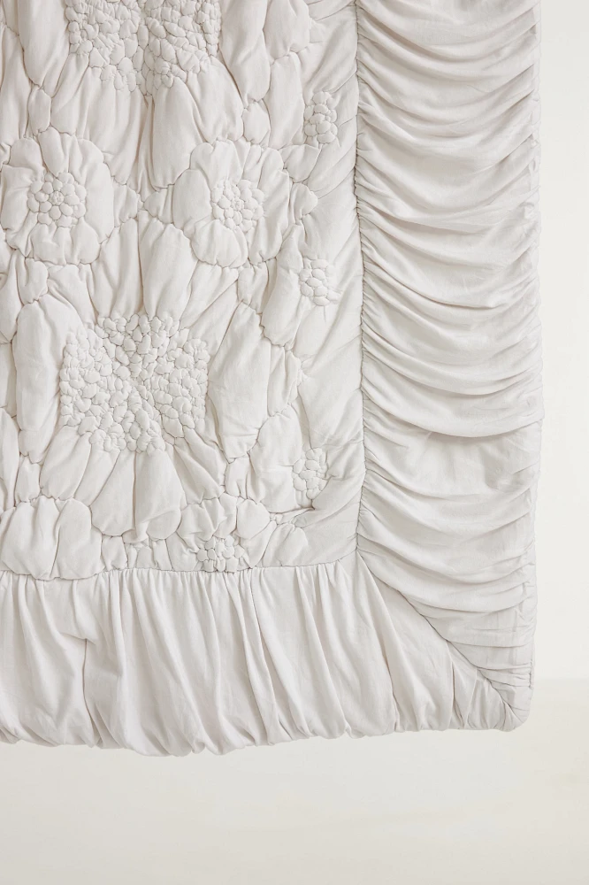 Dahlia Cotton Jersey Floral Quilt