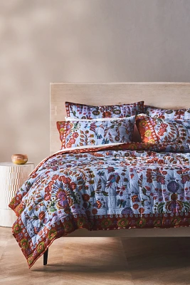 Kelcey Organic Cotton Printed Quilt