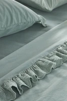 Loren Embroidered Percale Sheet Set