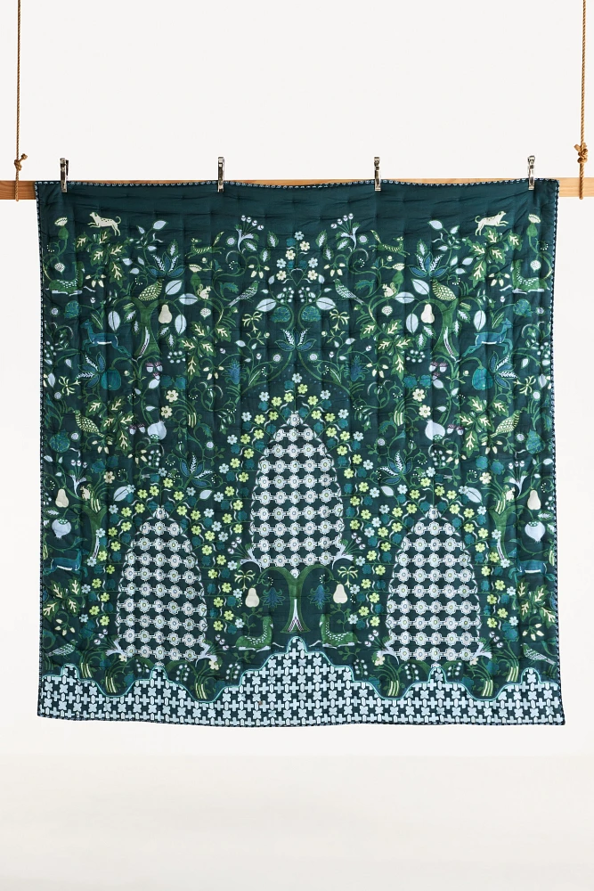 Nora Organic Cotton Printed Quilt