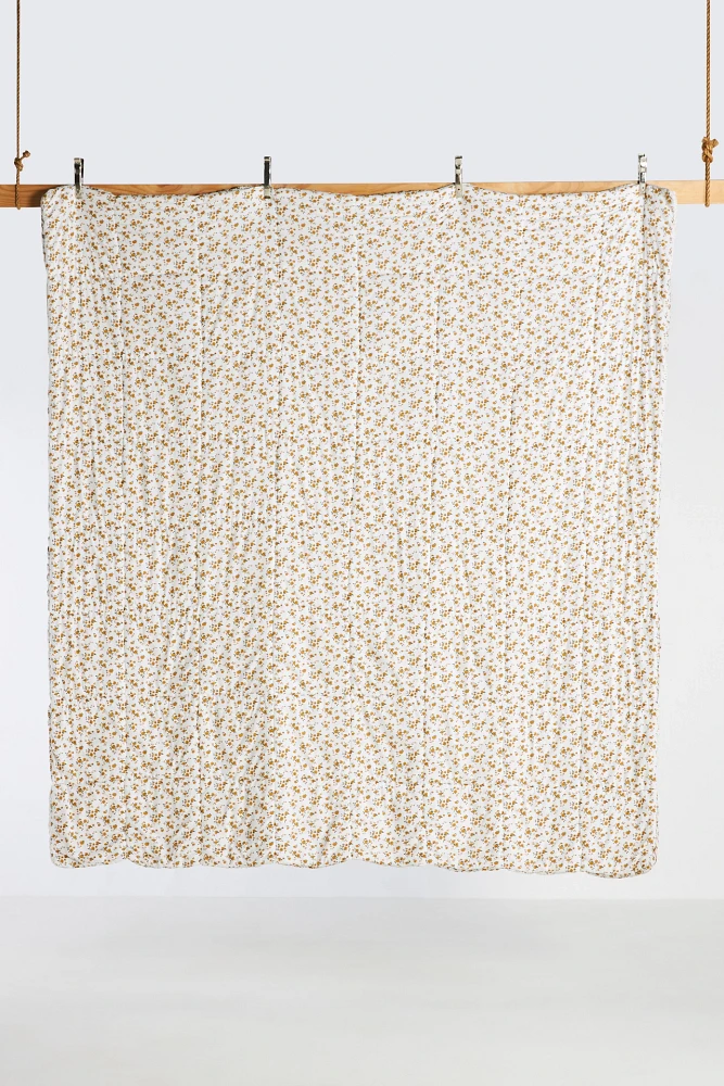 Janie Cotton Eyelet Quilt​