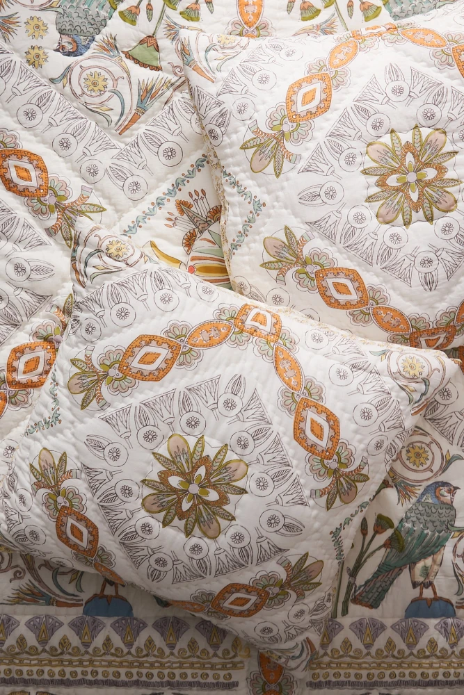 Feyra Cotton Printed Euro Sham