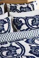 Bernadette Cotton Slub Printed Duvet Cover