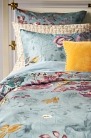 Olive Cotton Sateen Duvet