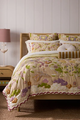 Millie Cotton Printed Floral Quilt