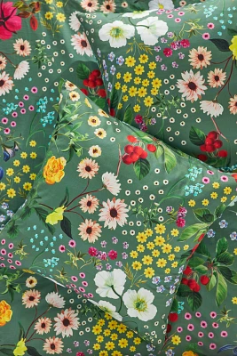 The Organic Cotton Printed Sateen Euro Sham by Maeve