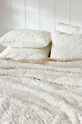 Layla Cotton Embellished Quilt
