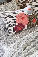McKenzie Parrott Organic Cotton Sateen Floral Printed Sheet Set