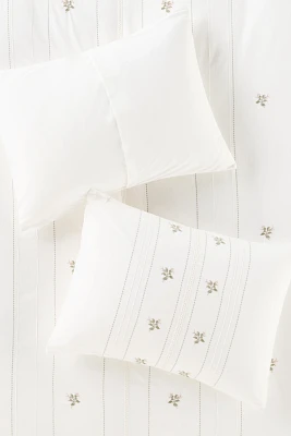 Annie Cotton Floral Embroidered Shams, Set of 2