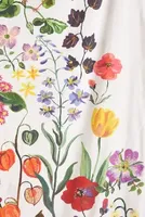 Nathalie Lete for Anthropologie Bloom Organic Sateen Duvet Cover