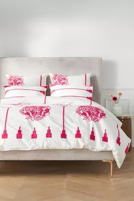 Embroidered Farley Duvet Cover