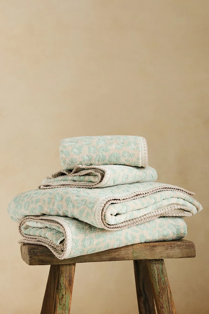 Lola Leopard Bath Towel Collection