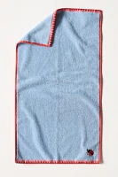 Hana Bug Embroidered Cotton Terry Hand Towel