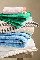 Sloane Stripe Trim Soft Cotton Towel Collection