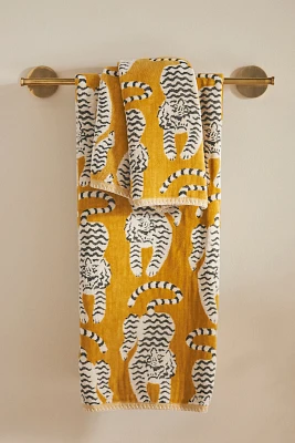 Isa Tiger Cotton Towel Collection