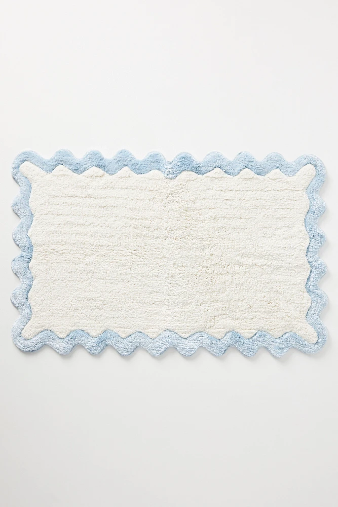 Maeve by Anthropologie Scalloped Bath Mat