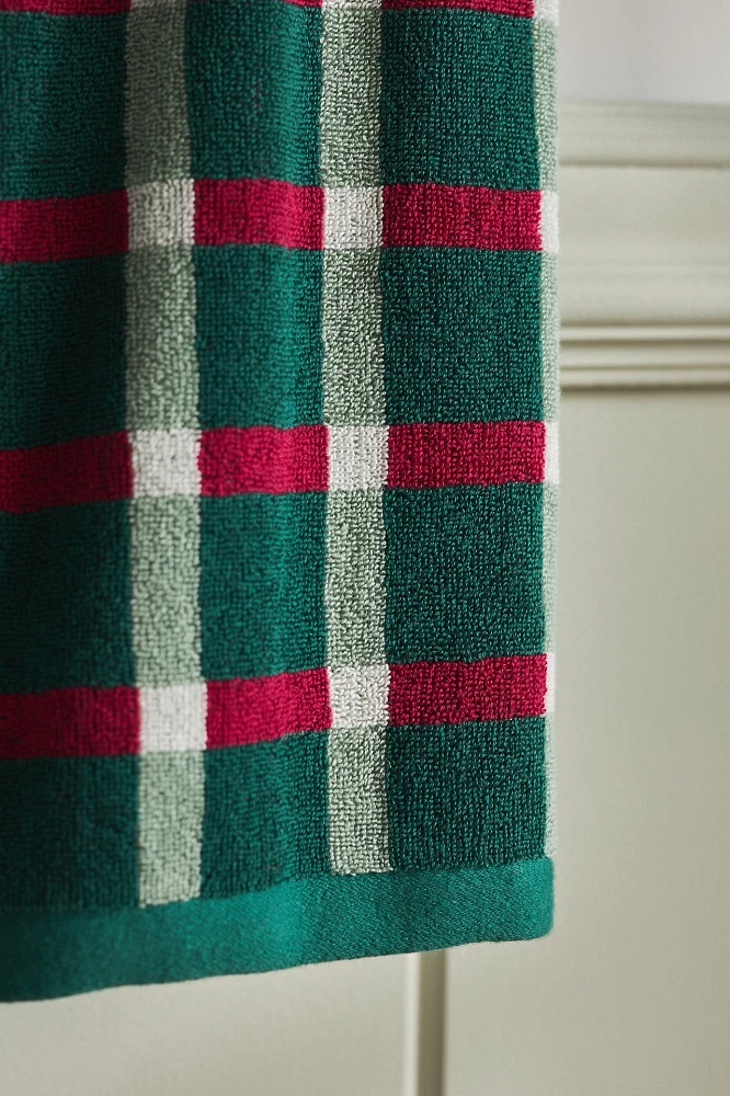 Harper Plaid Cotton Hand Towel