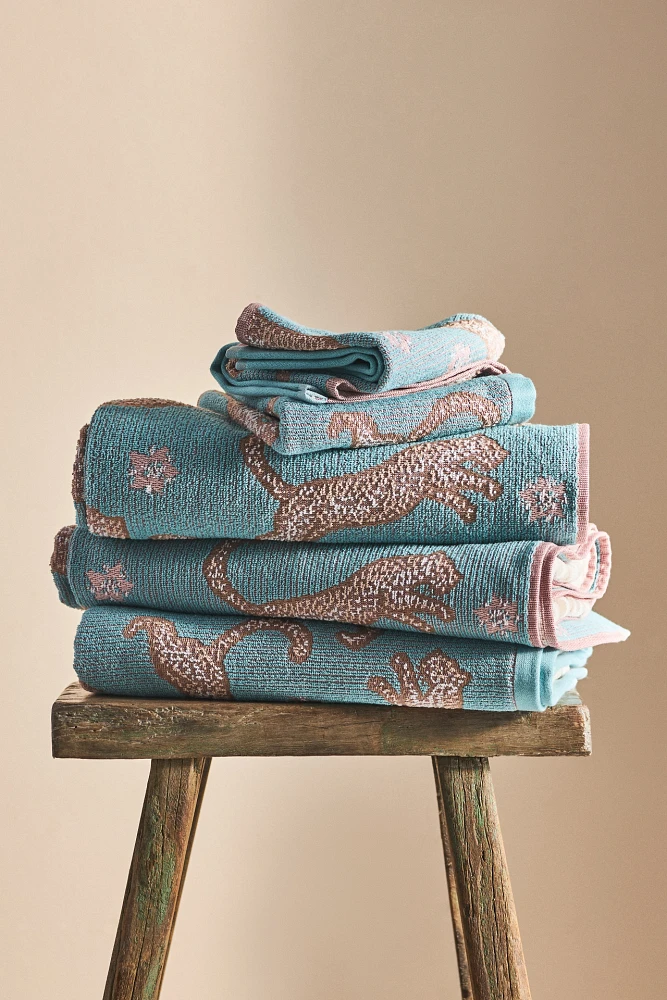 Maeve Leopard Bath Towel Collection