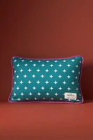 Lou Benesch x Anthropologie Stargazer Cotton Embroidered Mini Zodiac Pillow