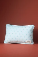 Lou Benesch x Anthropologie Mini Stargazer Embroidered Cotton Zodiac Pillow