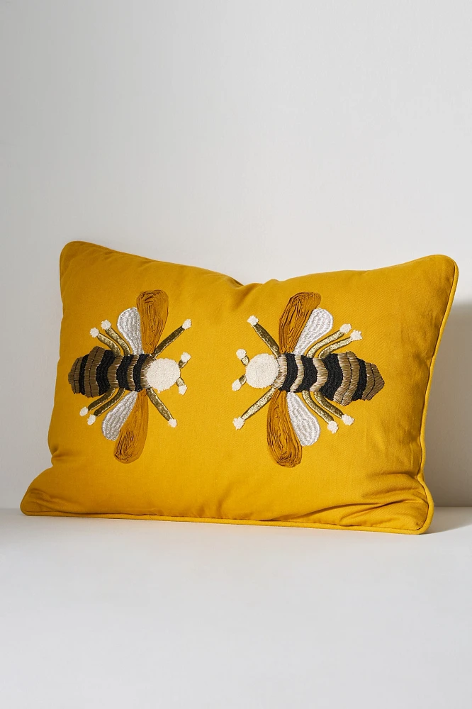 Mirabelle Cotton Embroidered Pillow