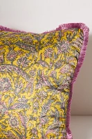 Silk Block Print Pillow