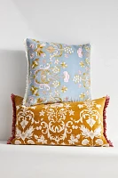 Harlowe Embroidered Velvet Pillow