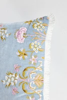 Harlowe Embroidered Velvet Pillow