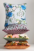 Alva Floral Cotton Velvet Pillow