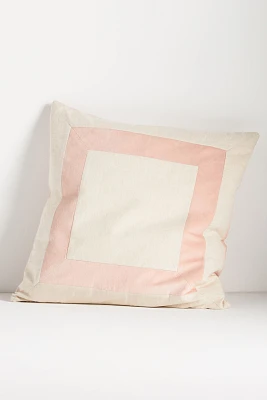 Cotton Velvet Frame Pillow